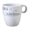 Tazza impilabile in melamina Blue Ocean