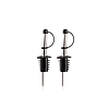 Set 2 tappi versatori in acciaio e silicone