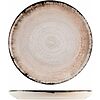 Set 12 piatti frutta in stoneware Artisanal grigio cm 21