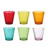 Confezione 6 bicchieri colorati CityPop cl 25