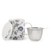 Tazza tisaniera in new bone china con filtro in acciaio inox cc 340 (fantasie assortite)