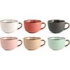 Set 6 tazze colazione jumbo in stoneware Dots cl 51