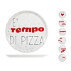 Piatto pizza in porcellana I love pizza cm 33 (decori assortiti)