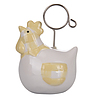 Set 2 segnaposto gallina White Animals