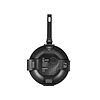 Wok in alluminio antiaderente All Blacks cm 28