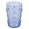 Set 6 bicchieri in plastica Fashion indaco cl 40