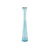 Candeliere in vetro riciclato colore azzurro cm 51