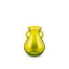 Vaso in vetro riciclato anfora verde cm 16
