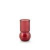Vaso in vetro riciclato geometrico viola cm 17