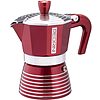 Caffettiera in alluminio Infinity rosso
