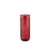 Vaso in vetro riciclato righe viola cm 28