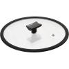 Coperchio in vetro con bordo in silicone