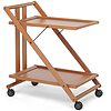 Carrello porta vivande Sprint noce