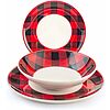 Servizio piatti 18 pezzi in stoneware Scotland