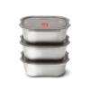 Set 3 lunchbox in acciaio inox Steel Food Box Medium 0,9 litri