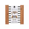 Sottopentola estensibile in legno e acciaio inox