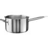 Casseruola fonda a un manico in acciaio inox con maniglia Tender cm 24