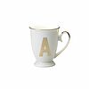 Tazza mug in porcellana lettera A