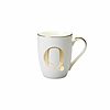 Tazza mug in porcellana lettera Q