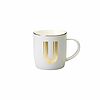 Tazza mug in porcellana lettera U