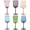 Calici Clear Diseguale, set 6 pz.