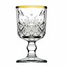 Set 6 calici liquore con bordo dorato Timeless