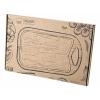 Tagliere in legno di acacia con bordo 36x24 cm