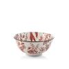 Set 6 coppette in porcellana Elizabeth cm 16