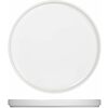 Set 6 piatti pane in porcellana Norway bianco cm 17,5