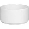 Set 6 coppette in porcellana Norway bianco cm 10