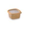Contenitore per alimenti con cestello Aroma Keeper senape 1,5 litri