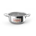 Casseruola fonda due manici in acciaio inox Inoxtherm