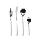 Set 24 posate in acciaio inox con manico in plastica Nova