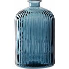 Vaso in vetro riciclato Daroca blu cm 23