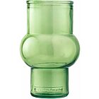 Vaso in vetro riciclato Javea verde oliva cm 17