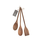 Set 3 utensili da cucina in legno di acacia