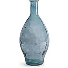 Vaso in vetro riciclato blu Meguino