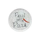 Piatto pizza in porcellana Pazzi per la pizza cm 33