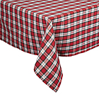 Tovaglia natalizia in cotone e poliestere Tartan cm 140x300