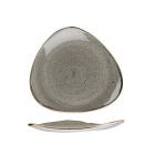 Piatto Triangolare Stonecast Peppercorn Grey cm 26,5