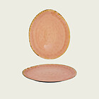 Piatto da portata ovale in ceramica Alternative rosa cm 34