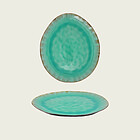 Piatto da portata ovale in ceramica Alternative azzurro  cm 34