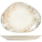 Piatto da portata ovale in porcellana Eris cm 30