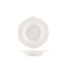 Set 6 piatti fondi festonati Blanc cm 21,5