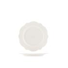 Set 6 piatti frutta festonati Blanc cm 21