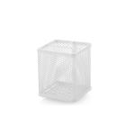Porta posate in ferro bianco Loft cm 9,5x9,5x12