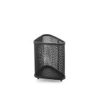 Porta utensili triangolare in ferro nero Loft cm 12x8x12,5
