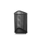 Porta utensili triangolare in ferro nero Loft cm 12x8x16