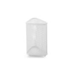 Porta utensili triangolare in ferro bianco Loft cm 12x8x16