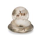 Servizio piatti in stoneware 18 pezzi Magical Deer